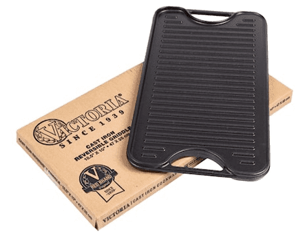 Victoria Victoria Cast Iron Griddle 47 x 25 cm