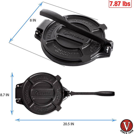 Victoria Victoria Cast Iron Tortilla Press 20 cm