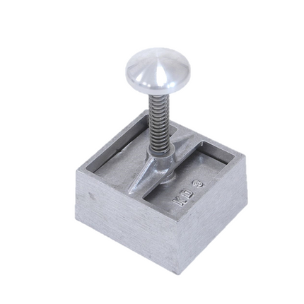 Vuur & Rook Aluminium Hamburgerpers Vierkant 85 x 95 mm