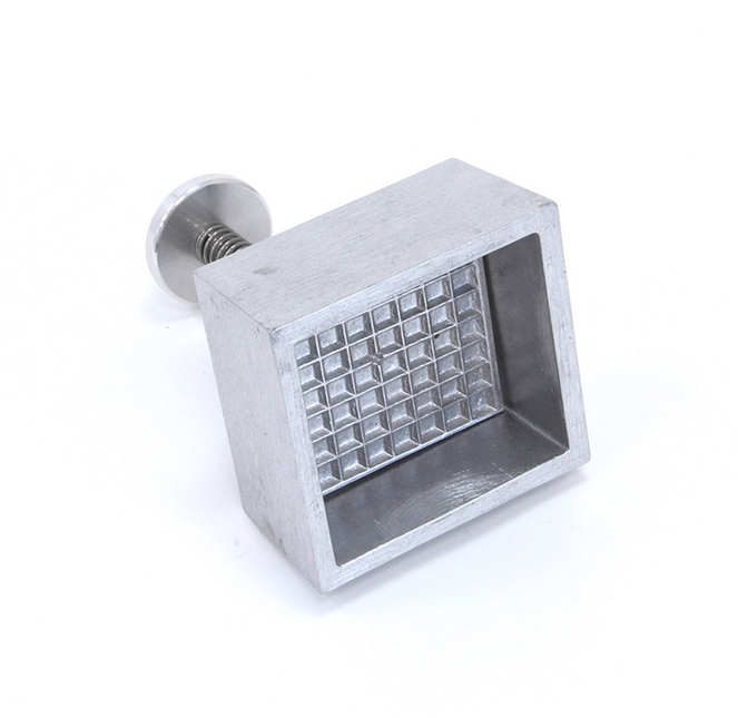 Vuur & Rook Aluminium Hamburgerpers Vierkant 85 x 95 mm