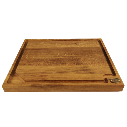 Vuur & Rook Baas Boards Eiken Houten Snijplank 49 x 40 x 4 cm