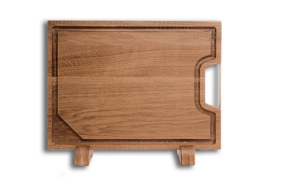 Vuur & Rook Baas Boards Eiken Houten Snijplank Luxe 49 x 36 x 3.8 cm