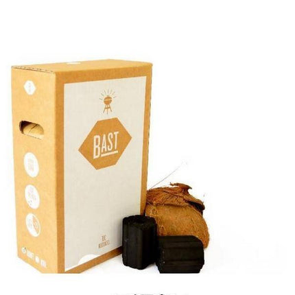 Vuur & Rook Bast kokosbriketten 2.4 kg (Tubes)