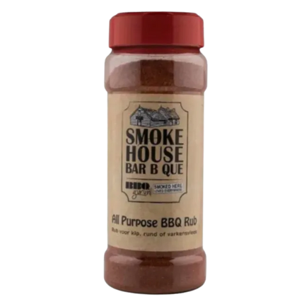 Vuur & Rook BBQ Guru.NL / Smoke House BBQ All Purpose Award Winning BBQ Rub 350 gram