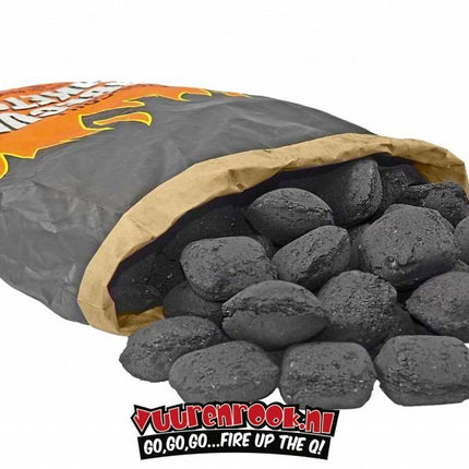 Vuur & Rook Budget Pyrogrill Hardhout Briketten 10 kg (Pillow Shape)