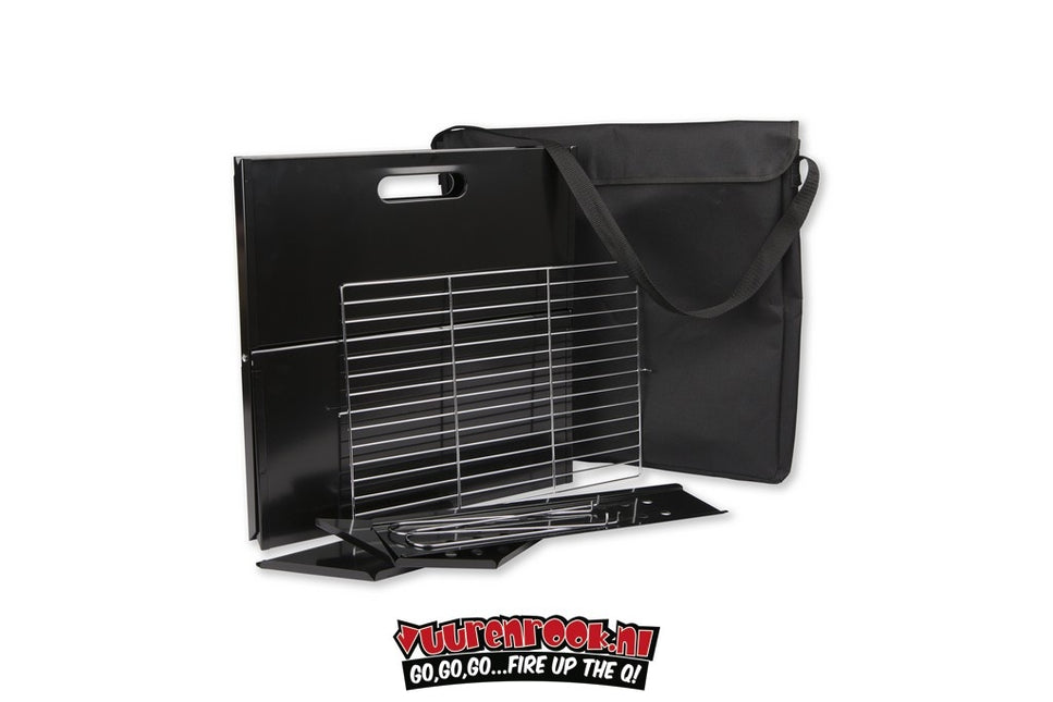 Vuur & Rook Draagbare Inklapbare BBQ met Tas