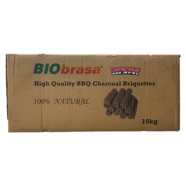 Vuur & Rook Ecobrasa Biobrasa Briketten Tubes 10 kg
