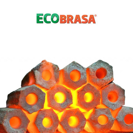 Vuur & Rook Ecobrasa Biobrasa Briketten Tubes 10 kg