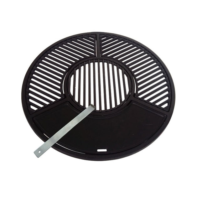 Vuur & Rook Gietijzeren Grill Combinatie Set voor 57 cm Kogel BBQ's