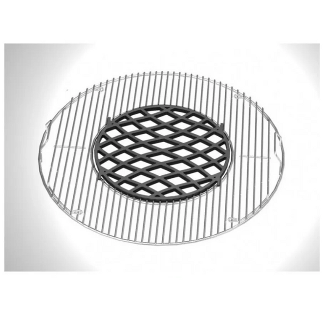 Vuur & Rook Gietijzeren Sear Grate tbv Gourmet BBQ Systeem