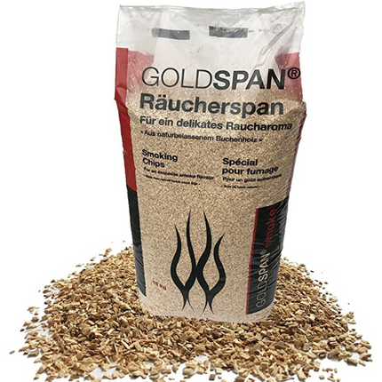 Vuur & Rook Goldspan Beuken Rookchips Grof 15 kilo