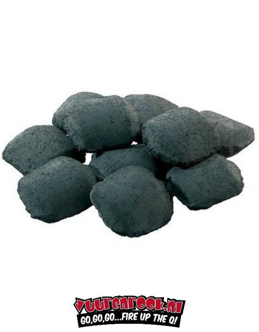 Vuur & Rook Green Heat BBQ Acacia (Zuid Afrika Black Wattle) Briketten 4 kg (Pillow Shape)