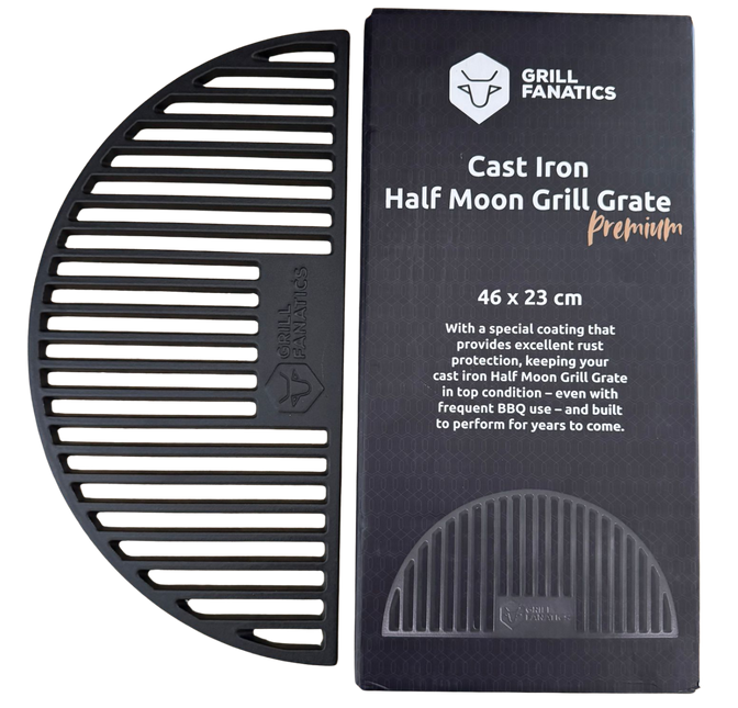 Vuur & Rook Grill Fanatics Half Moon Gietijzeren Rooster 46 cm