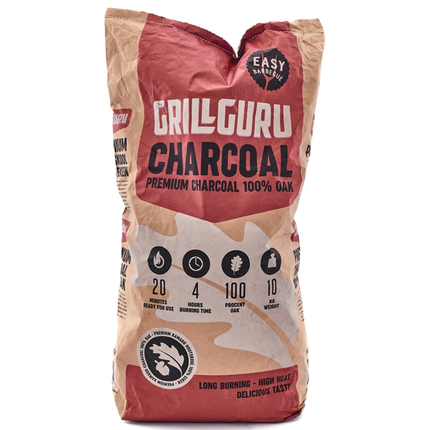 Vuur & Rook Grill Guru Premium Eiken Houtskool 10 kg