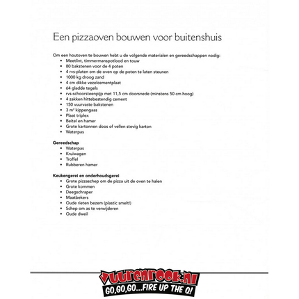 Vuur & Rook Houtgestookte Pizzaoven