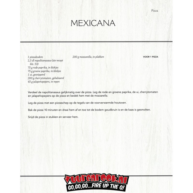 Vuur & Rook Houtgestookte Pizzaoven