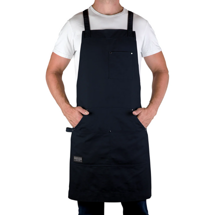 Vuur & Rook Hudson Durable Goods BBQ Schort - Blauw