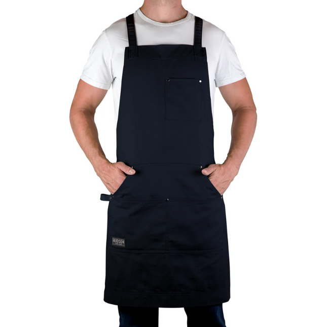 Vuur & Rook Hudson Durable Goods BBQ Schort - Blauw