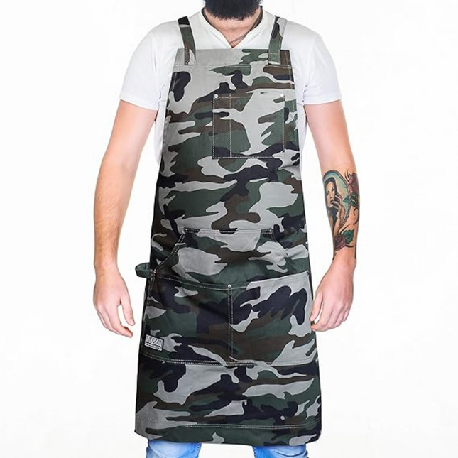 Vuur & Rook Hudson Durable Goods BBQ Schort - Camouflage