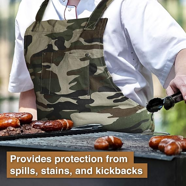 Vuur & Rook Hudson Durable Goods BBQ Schort - Camouflage