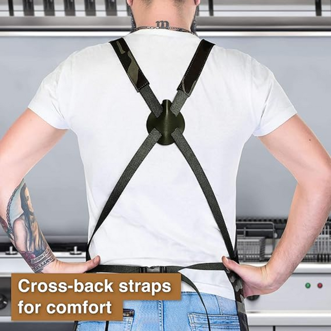 Vuur & Rook Hudson Durable Goods BBQ Schort - Camouflage