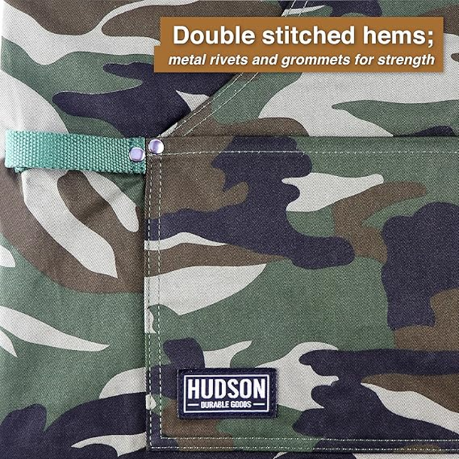 Vuur & Rook Hudson Durable Goods BBQ Schort - Camouflage