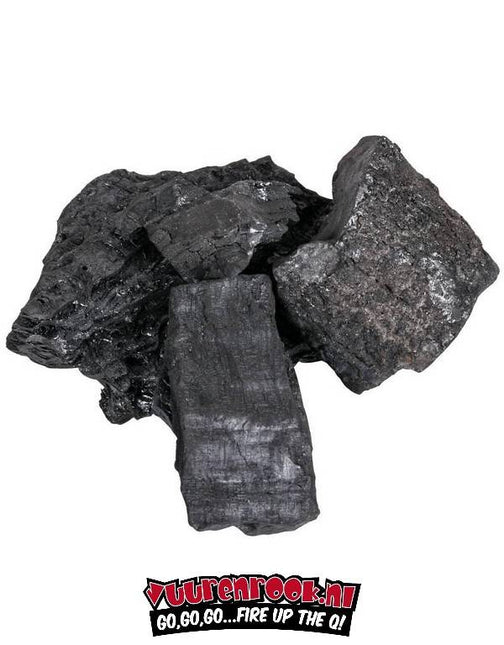 Vuur & Rook Kameeldoring Premium Lump Charcoal  (Zuid Afrika) By Dammers 10kg
