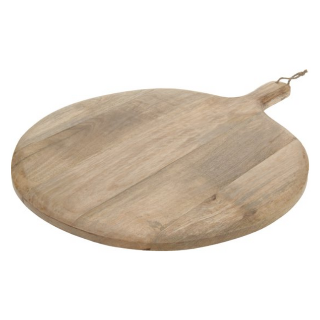 Vuur & Rook Mangohouten Serveerplank Rond 60 x 47 cm