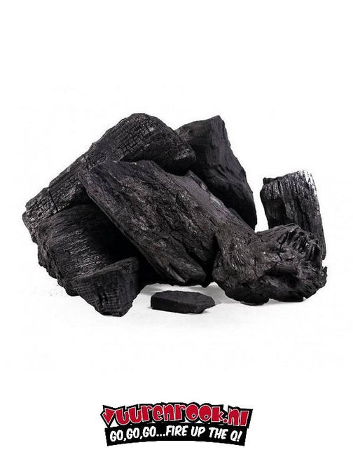 Vuur & Rook Nam Char Namibian HardWood Charcoal Sekelbos / Acacia / Black Wattle 10 kg