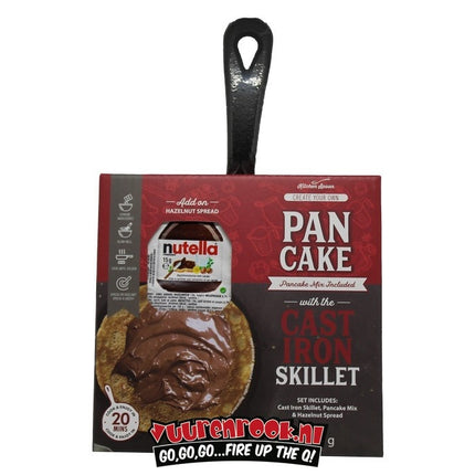 Vuur & Rook Pancake Cast Iron Skillet