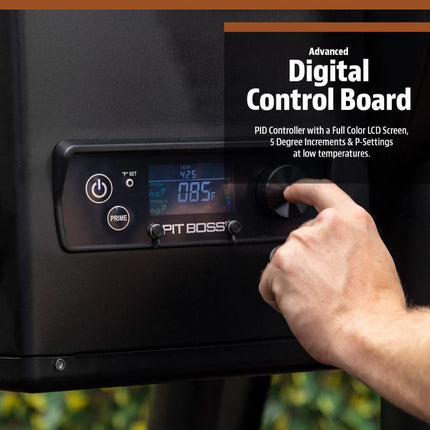 Vuur & Rook Pit Boss Classic Wood Pellet Grill ONYX Edition