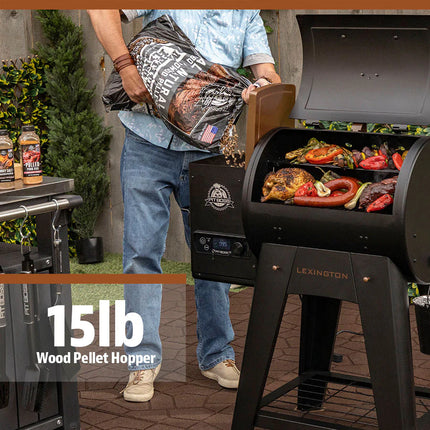 Vuur & Rook Pit Boss Lexington Wood Pellet Grill ONYX Edition