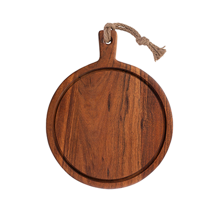 Vuur & Rook Pure Acacia Wood Serveerplank Rond 29 cm