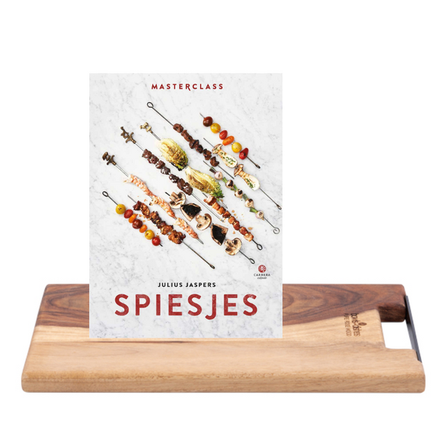 Vuur & Rook Pure Rose Wood Serveerplank + Masterclass Spiesjes