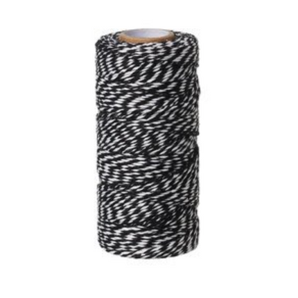 Vuur & Rook Rolladegaren  Zwart (klos 80 meter) Extra Sterk