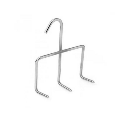 Vuur & Rook RVS Bacon/Spek Haak 3 Tand