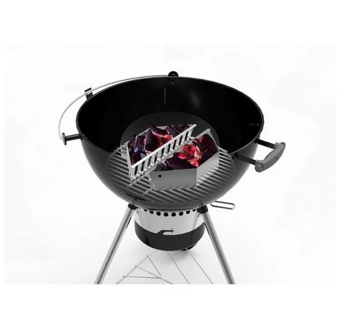 Vuur & Rook RVS Brikettenhouder tbv Kogel BBQ's 47 & 57 cm
