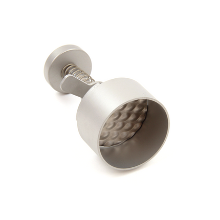 Vuur & Rook RVS Hamburgerpers met Structuurblad Ø 50mm