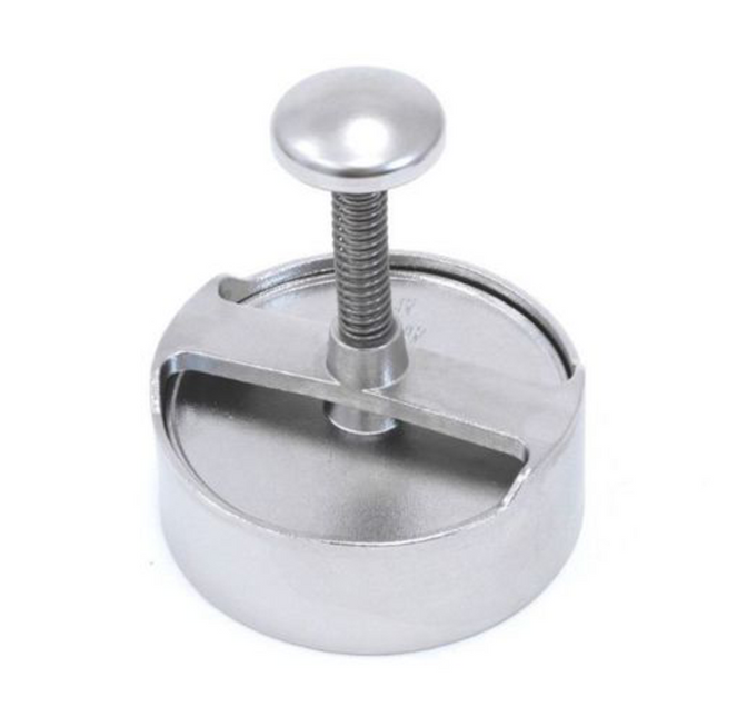Vuur & Rook RVS Hamburgerpers Ø 125mm