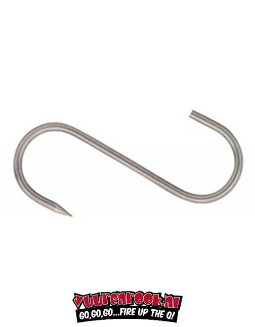 Vuur & Rook RVS S-Haak / Ketel Haak XXL 200x10mm (max 155kg)