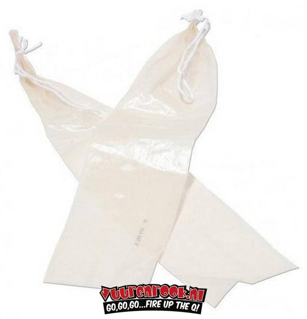 Vuur & Rook Salami darmen wit, kal.75/50 geklipt. 25st