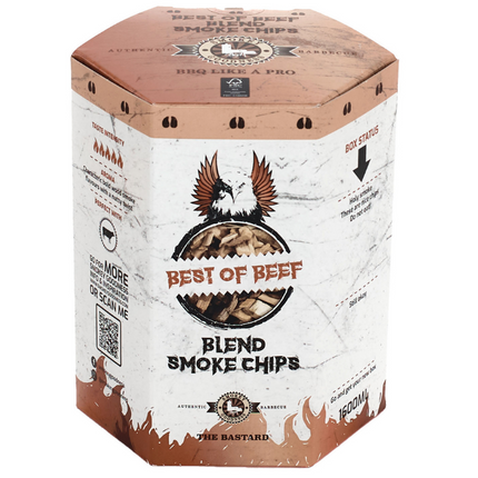 Vuur & Rook Smokey Goodness Best of Beef Smoke Chips blend Hickory, Oak & Olive 1600 ml