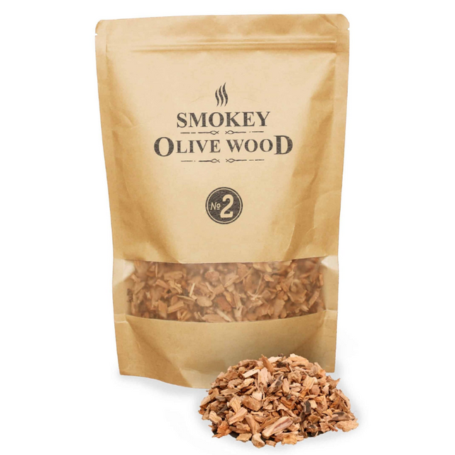 Vuur & Rook Smokey Olive Wood Olijf Rookchips 1,7 Liter