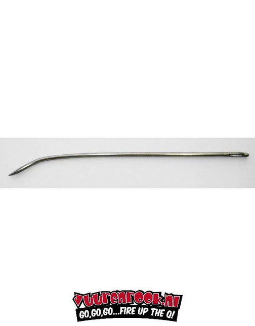 Vuur & Rook Steeknaald Krom 20cm  (Lardeernaald)