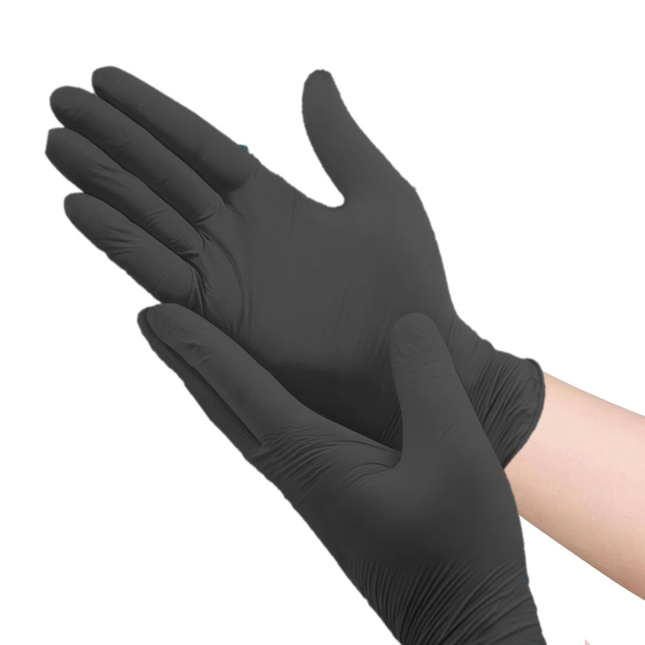 Vuur & Rook Style Black Nitril Handschoenen 100 stuks XXL Zwart