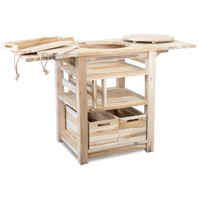 Vuur & Rook Teakhouten Tafel TBV Kamado 13/15/16''