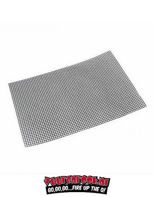 Vuur & Rook Teflon Non Stick BBQ mat, rechthoek 42x36cm
