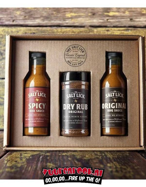 Vuur & Rook The Salt Lick Texas Legend BBQ Gift Pack!