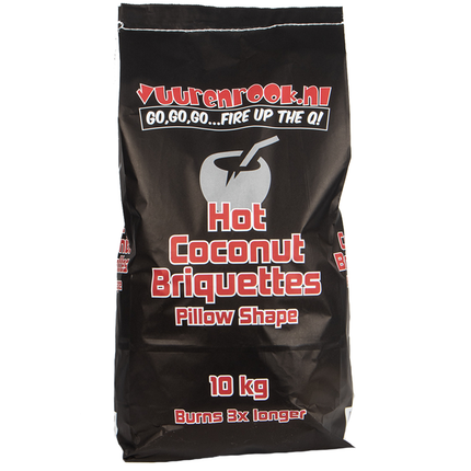 Vuur & Rook Transport Damage: Vuur&Rook Hot Coconut Briketten Pillow Shape 10 kg