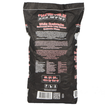 Vuur & Rook Transport Damage: Vuur&Rook White Quebracho Restaurant Grade Lump Charcoal 10 kg